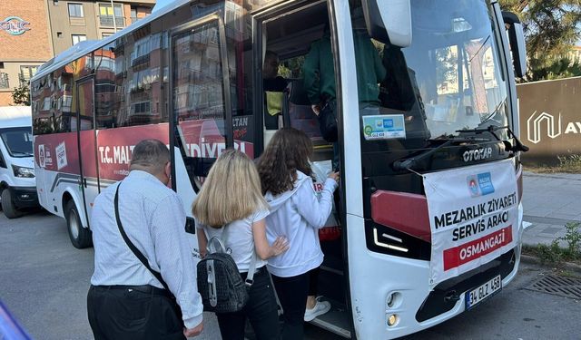 Bayramda mezarlıklara ücretsiz ring seferleri başladı