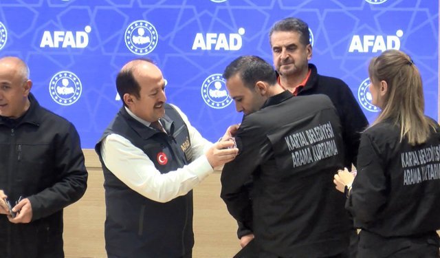 'AFAD Akreditasyon Sistemi Arma Teslim Töreni' düzenlendi