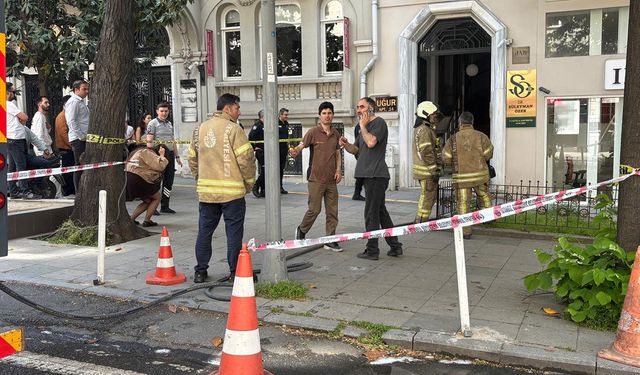 Şişli’de iş yeri yangını: Ekipler müdahale etti