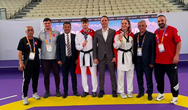 Milli taekwondoculardan 1 altın, bir bronz