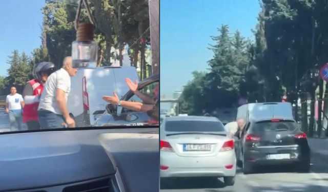 Beylikdüzü’nde trafikte tartıştığı sürücüye saldırdı