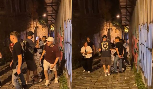 Galata’da fırça düşürme’ tuzağı: Rus turistleri diğer turistler kurtardı
