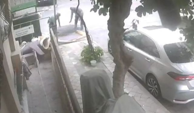 Çöp konteyneri yanında hurda kırma: Mahalle sakinleri isyan etti