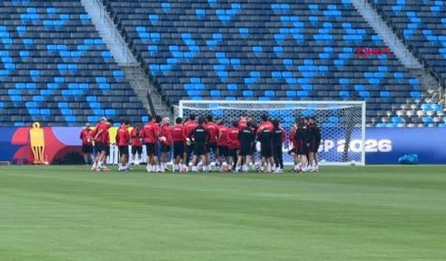 A Milli Futbol Takımı, Los Angeles’taki ilk antrenmanını yaptı