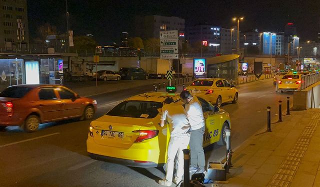 Şişli'de takside korkunç olay: Şoför ağır yaralandı