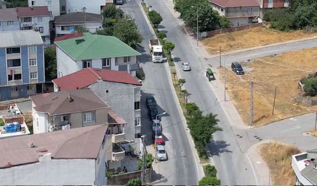 Arnavutköy’de hafriyat kamyonu isyanı