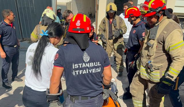Kentsel dönüşümde korkutan kaza: İşçi hastanelik oldu