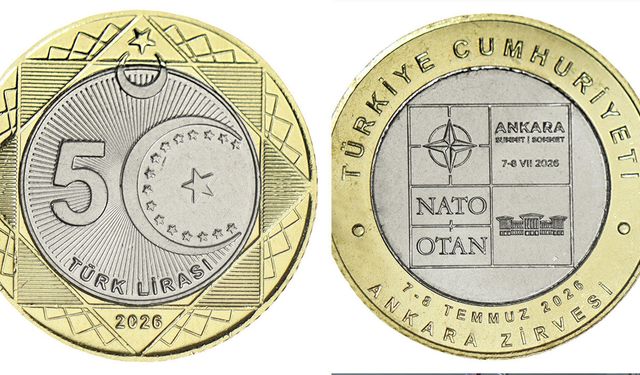 Ankara'daki NATO Zirvesi için özel 5 lira