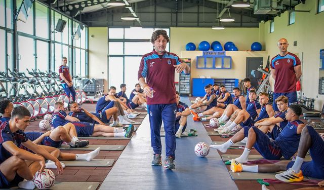 Trabzonspor’da yeni sezon hazırlıkları sürüyor