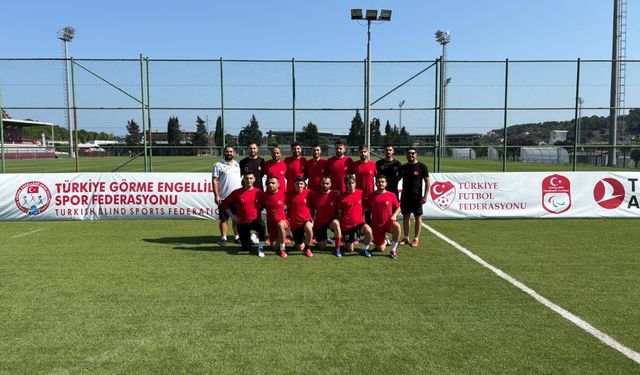 Görme Engelli B1 Milli Takımı, Avrupa Şampiyonası'na Riva'da hazırlanıyor