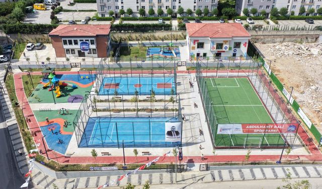 Sancaktepe’de Abdülhamit Bali Spor Parkı açıldı