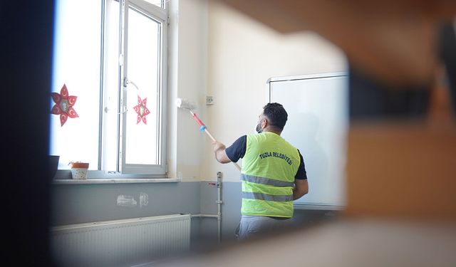 Tuzla’da okullar yeni eğitim-öğretim dönemine hazırlanıyor
