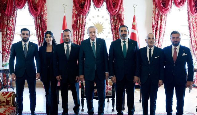 Cumhurbaşkanı Erdoğan, 4 spor kulübü başkanını kabul etti
