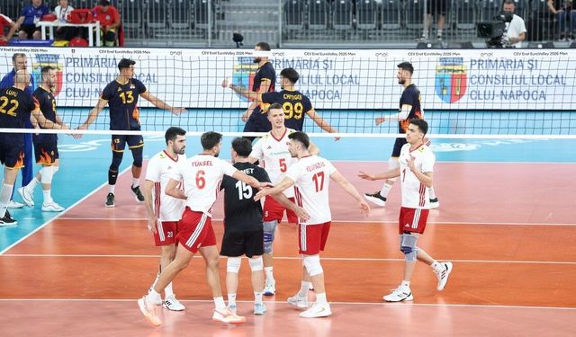 A Milli Erkek Voleybol Takımı, Romanya'ya mağlup oldu