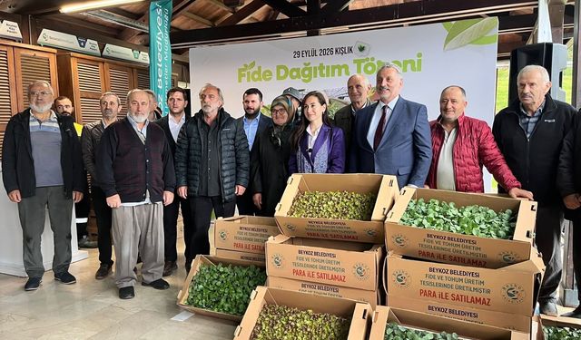 Beykoz’da çiftçilere 625 bin kışlık fide desteği