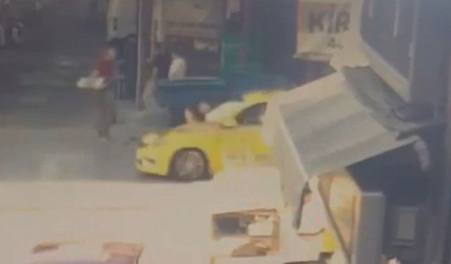 Beyoğlu'nda yaya geçidinde kaza: 1 yaralı