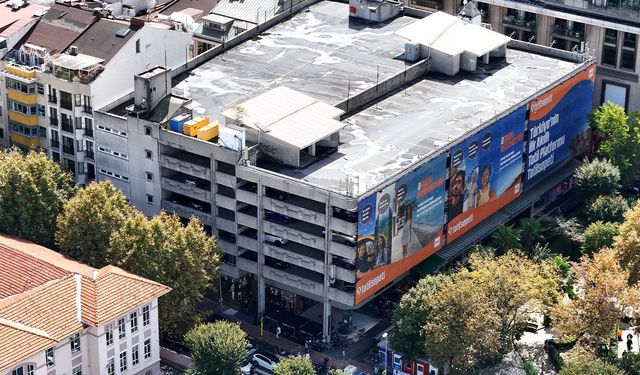 Tera Yatırım'ın Nişantaşı'ndaki katlı otoparkı görüntülendi