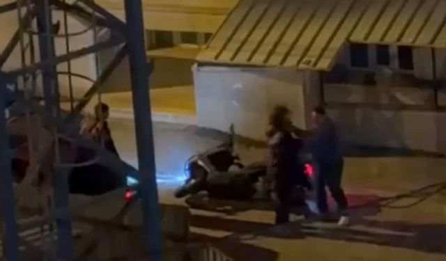 Pendik'te trafikte korku dolu anlar