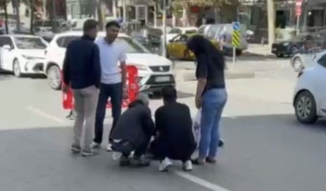 Sultangazi'de elektrikli scooter yayaya çarptı