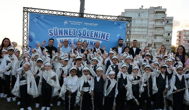 Küçükçekmece'de toplu sünnet şöleni coşkusu