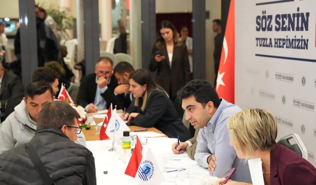 Tuzla’da vatandaşlar taleplerini Başkan Bingöl’e iletti