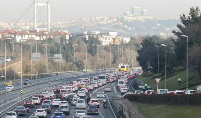 15 Temmuz Şehitler Köprüsü'nde ilginç görüntü