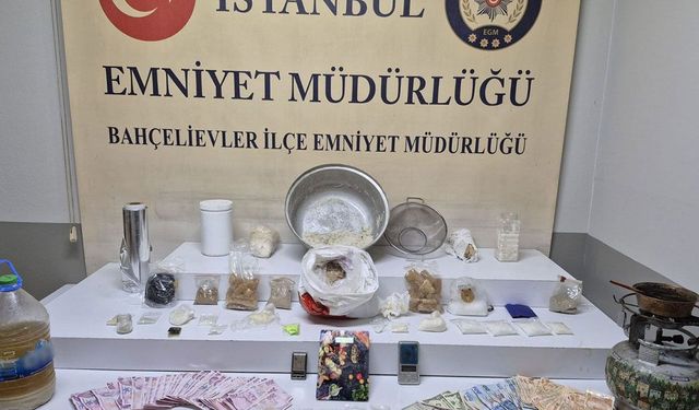 Bahçelievler’de yasaklı madde operasyonu