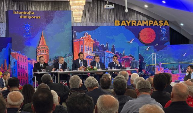 'İstanbul'u Dinliyoruz' programının ikinci durağı Bayrampaşa