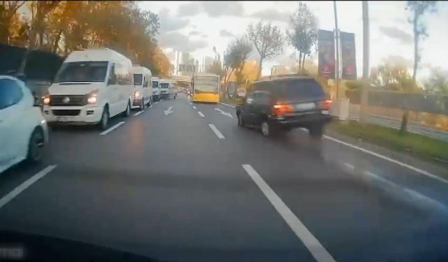 Sarıyer’de cip karşı şeride geçti, İETT otobüsüne çarptı: 3 yaralı