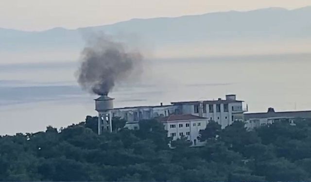 Heybeliada Sanatoryumu’nda yangın paniği