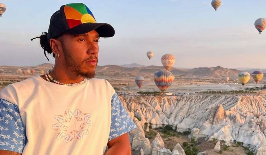 Formula 1 efsanesi Lewis Hamilton Kapadokya tatili görüntülerini paylaştı, sosyal medya yıkıldı