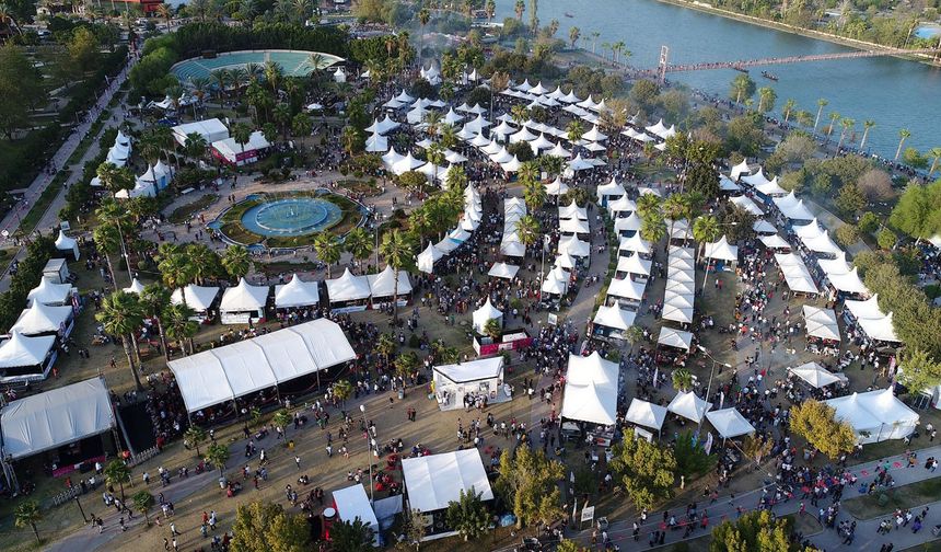 Adana Lezzet Festivali'ne katılan kişi sayısı belli oldu: Festivalde 600 bin şiş kebap tüketildi!