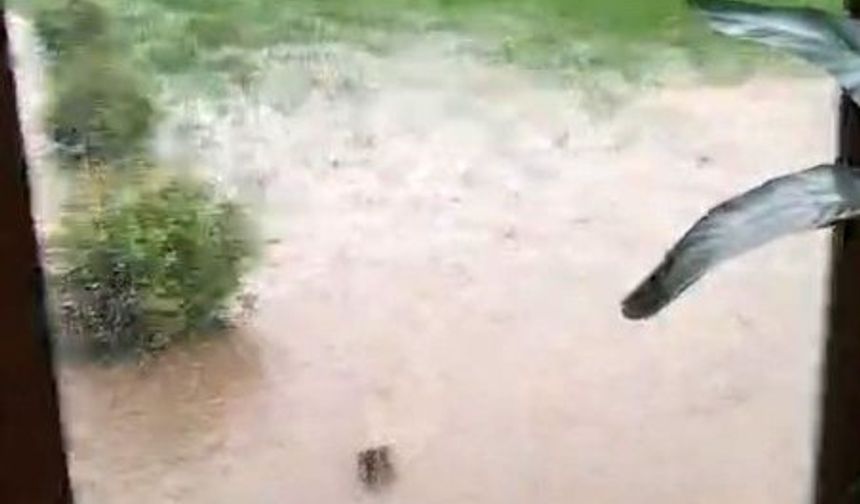 Beykoz Riva'da aşırı yağıştan dolayı evleri su bastı