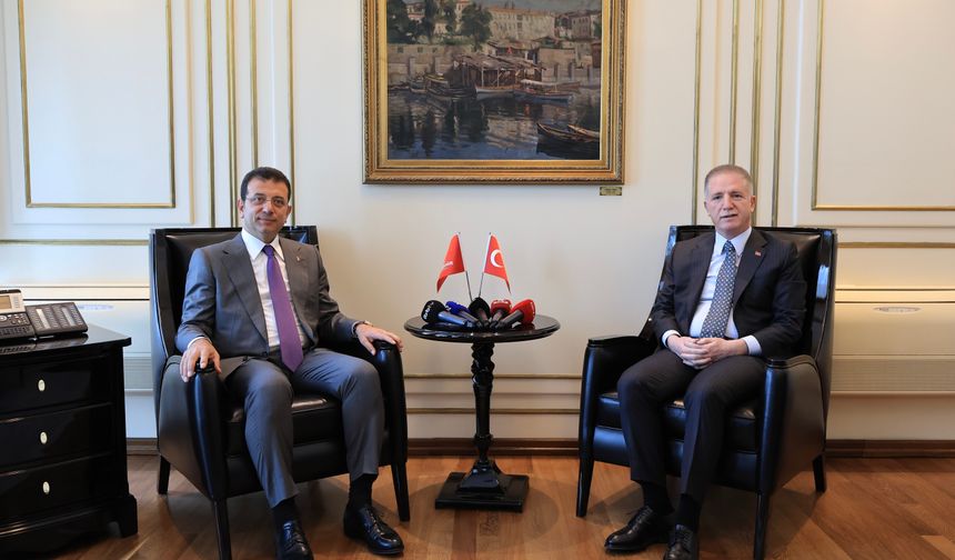 İstanbul Valisi Davut Gül’den İmamoğlu’na tebrik ziyareti