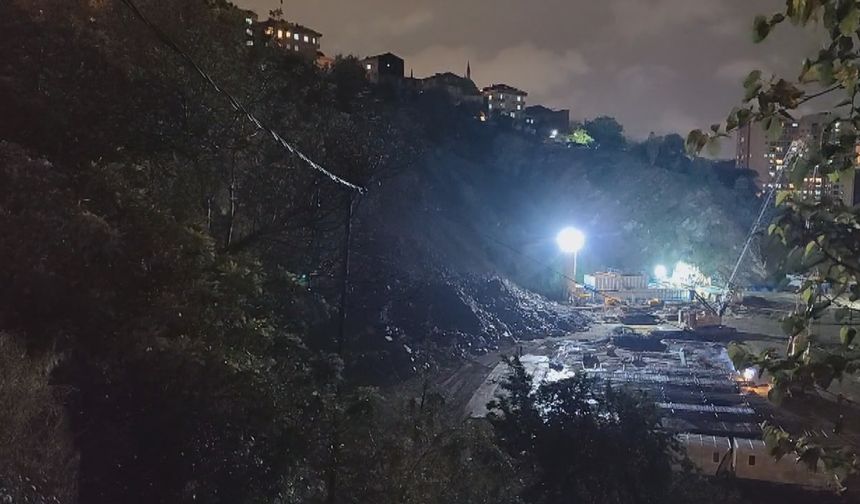 Gaziosmanpaşa'da toprak kayması; 24 bina ve toplam 96 kişi tahliye edildi