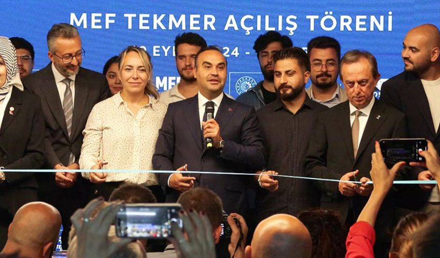 Bakan Kacır: MEF TEKMER, teknoloji tabanlı başarılı girişimlerin yuvası olacak