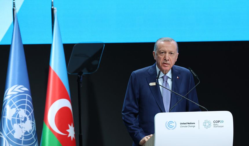 Cumhurbaşkanı Erdoğan: İklim kanunumuzu çok yakında Meclis'e sunacağız