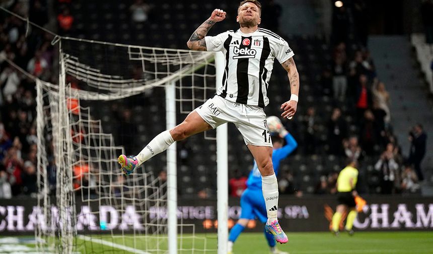 Immobile’den, Beşiktaş’ta ilk hat-trick