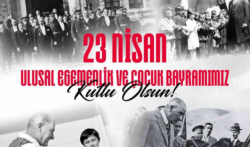 Spor camiasından 23 Nisan Ulusal Egemenlik ve Çocuk Bayramı mesajları