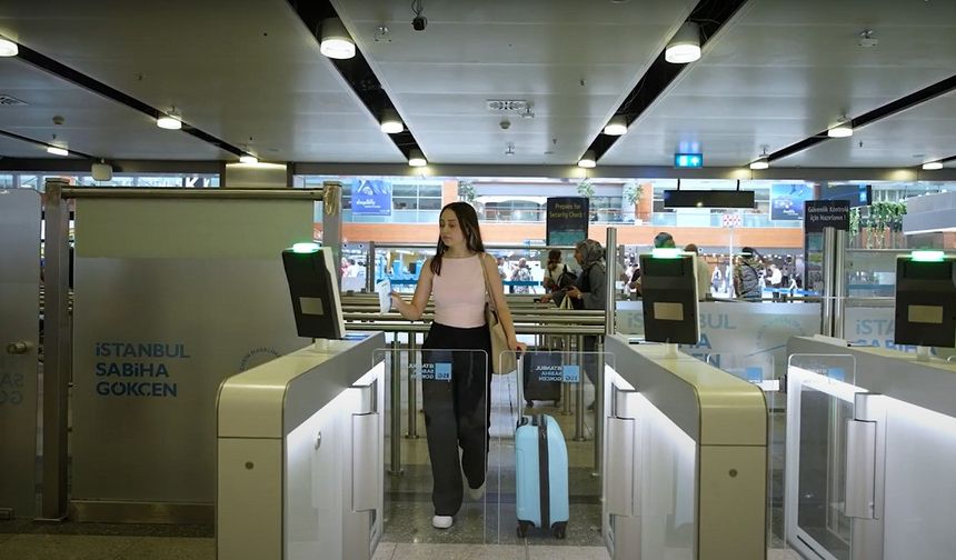Sabiha Gökçen Havalimanı’nda "Biniş Kartı Doğrulama Sistemi" uygulaması başladı