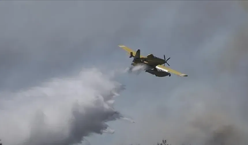 Hırvatistan’da düşen OGM’ye ait AT802 yangın söndürme uçağının pilotu şehit oldu