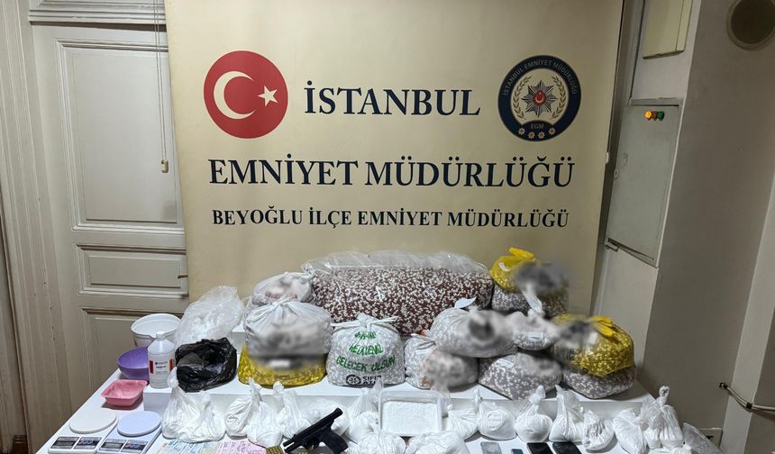 Beyoğlu ve Kağıthane’de uyuşturucu operasyonu