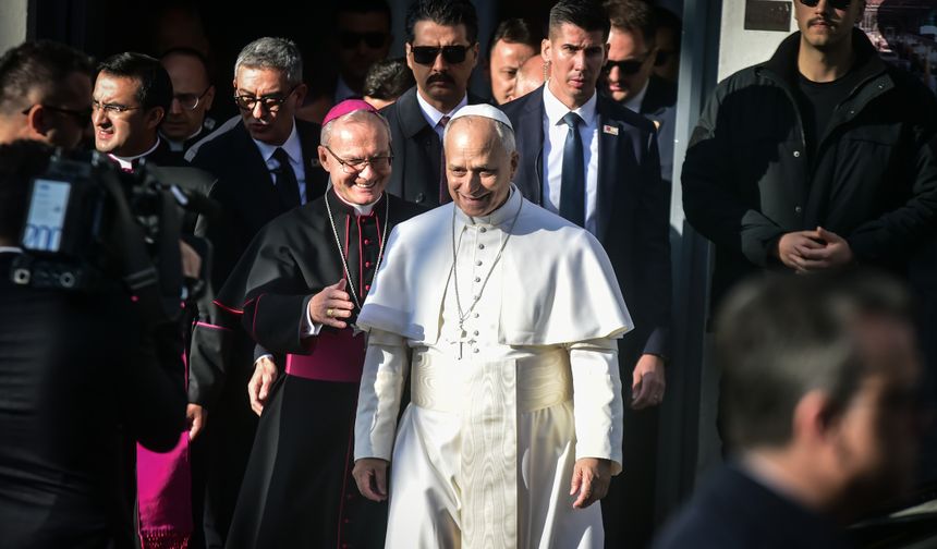 Papa 14. Leo, Şişli'deki Kutsal Ruh Katedrali'nde ayine katıldı