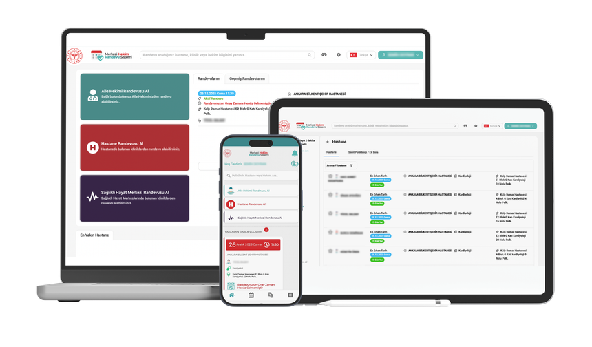 2025'te MHRS üzerinden 388 milyon 95 bin 539 randevu alındı