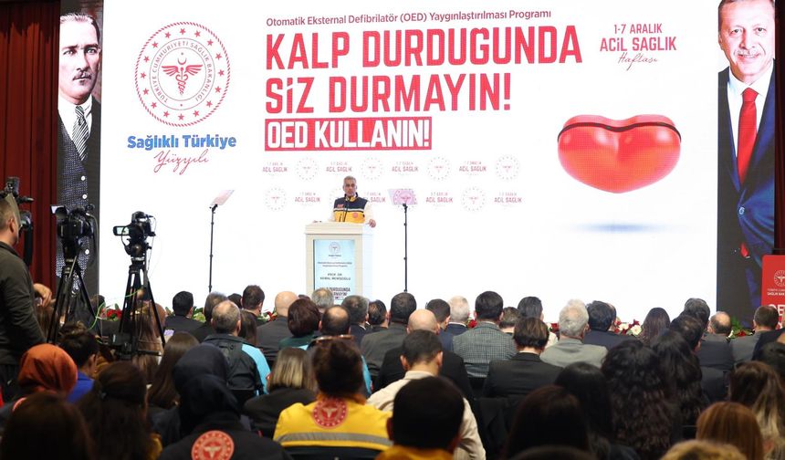 Havaalanları ve AVM'lere kalp rahatsızlığı geçirenler için otomatik şok cihazı geliyor