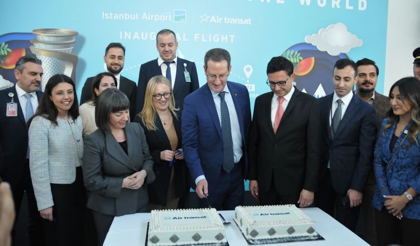 İstanbul Havalimanı’nın 116’ncı havayolu şirketi Air Transat oldu