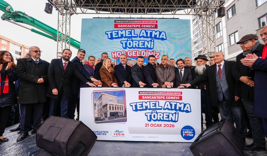 Sancaktepe'de Fatih Mahallesi Cemevi'nin temeli atıldı