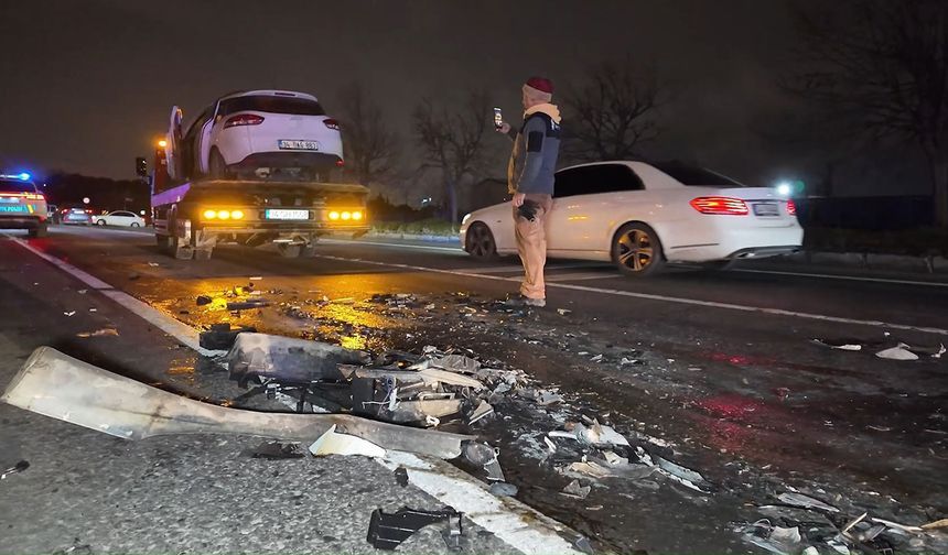 Sancaktepe TEM yan yolda ters şerit faciası