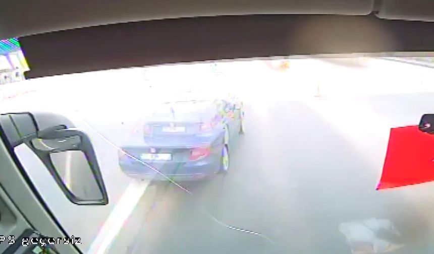 Silivri gişelerinde korkunç çarpışma