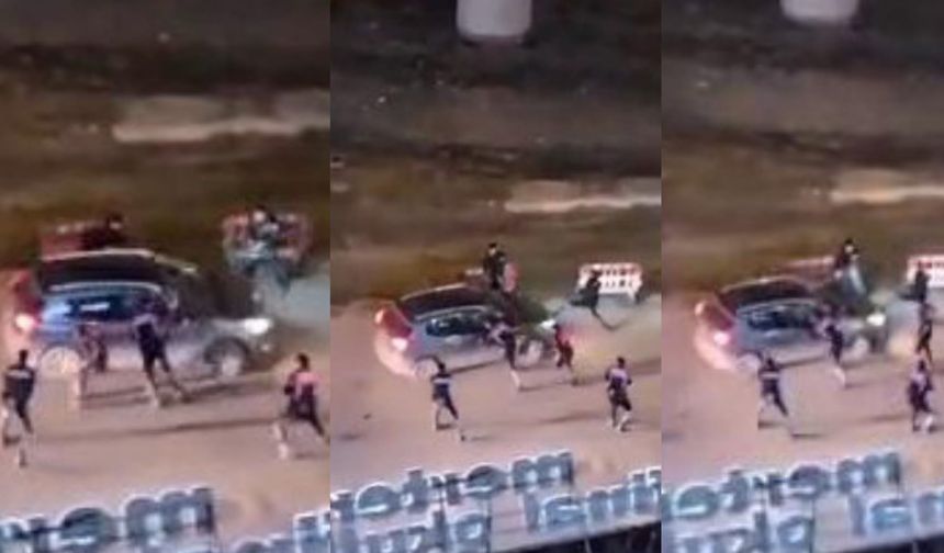 Lastikleri patlatılan şüpheli yakalandı!